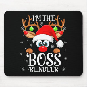 Mousepad Chefe Rena de Natal Família Correspondente Grupo D