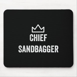 Mousepad Chefe Sandbagger Gift Para Golf Meme Bjj Chess San