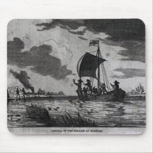 Mousepad Chegada do inglês em Roanoke