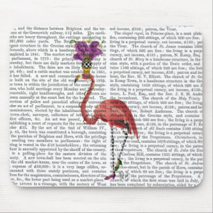 Mousepad Cheio Mardi Gras Flamingo
