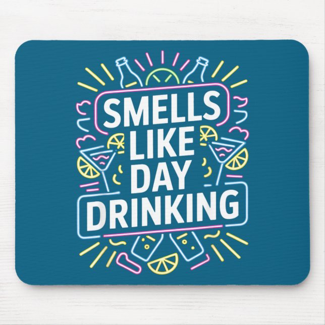 Mousepad Cheira a beber de dia (Frente)