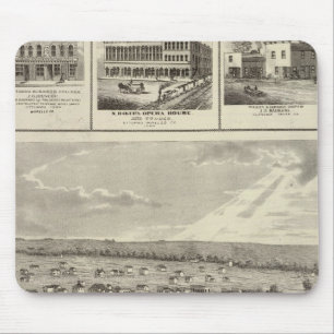 Mousepad Cherokee, Iowa, 1875 empresas em Centerville