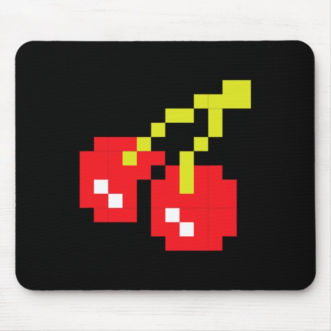 Mousepad Cherries 80s Vídeo Game Halloween Figurume Easy Gr (Frente)