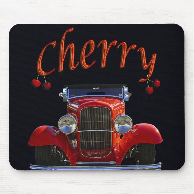Mousepad "Cherry Antique Automobile" (Frente)