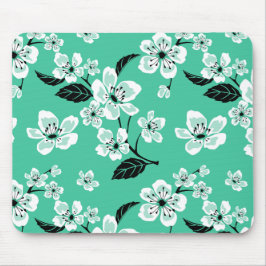 MOUSEPAD CHERRY BLOSSOM - SAKURA (MINT)