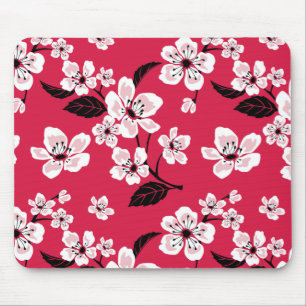 MOUSEPAD CHERRY BLOSSOM - SAKURA (VERMELHO)
