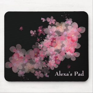 Mousepad Cherry Blossoms Em Preto