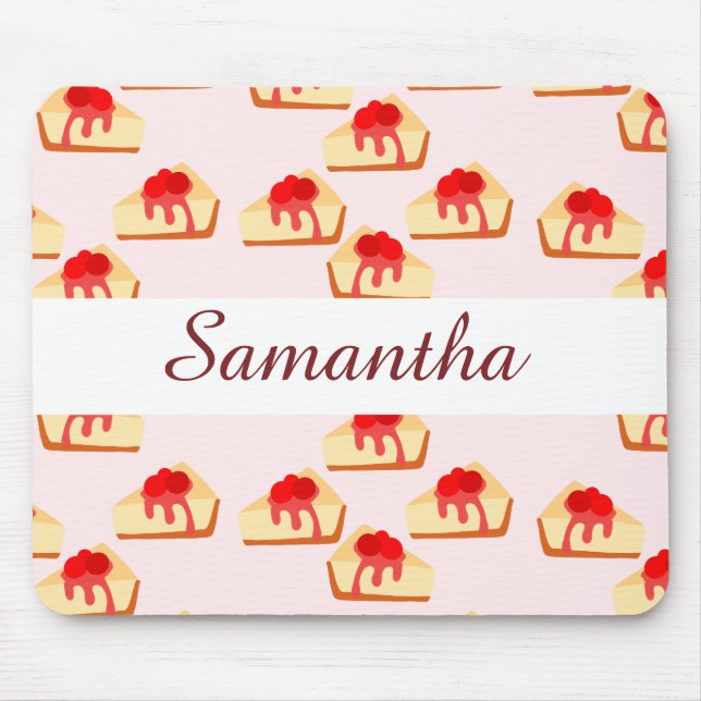 Mousepad Cherry Cheesecake Dessert (Frente)