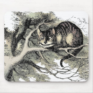 Mousepad Cheshire Cat Alice Wonderland Classic