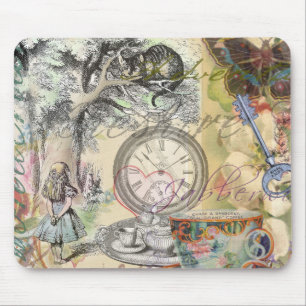 Mousepad Cheshire Cat Alice Wonderland Classic