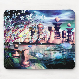 Mousepad Chess City Fantasy Art "Vindo para casa"