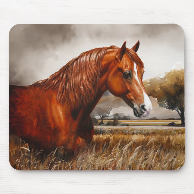 Mousepad Chestnut Morgan Horse (Frente)