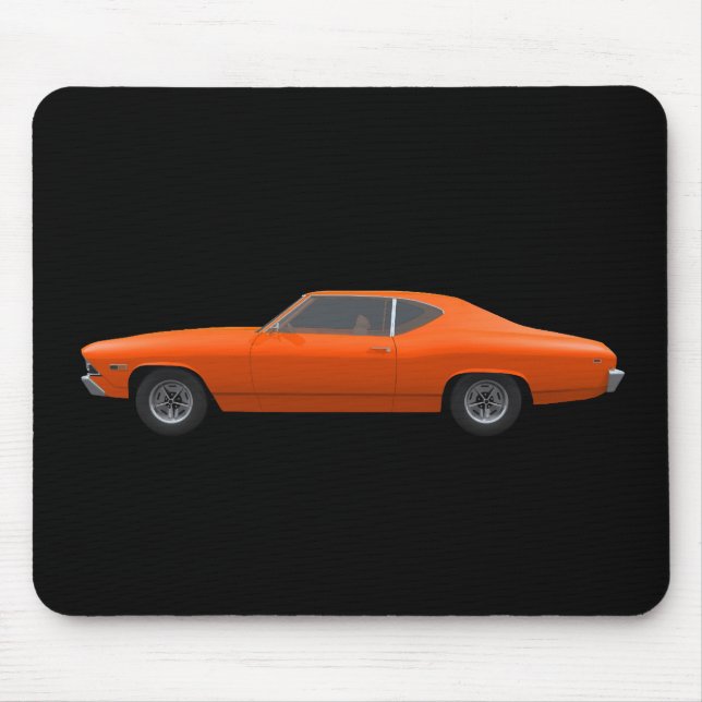 Mousepad Chevelle 1969 SS: Revestimento alaranjado: (Frente)