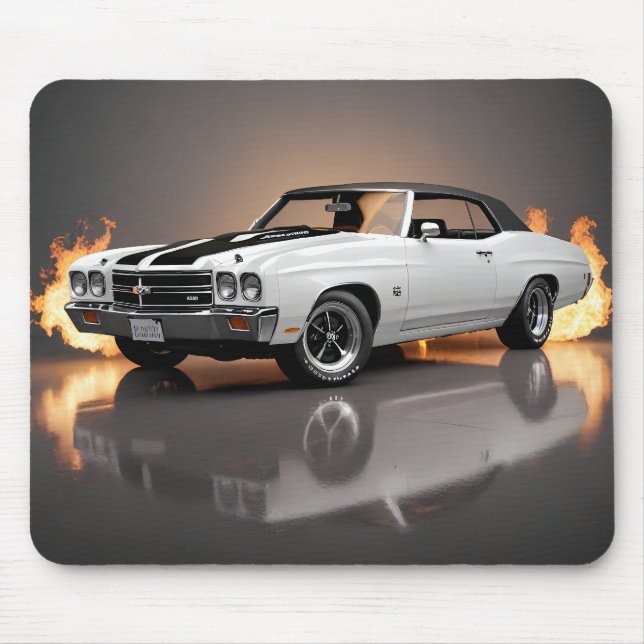 Mousepad Chevelle SS Conversível White 1970 (Frente)