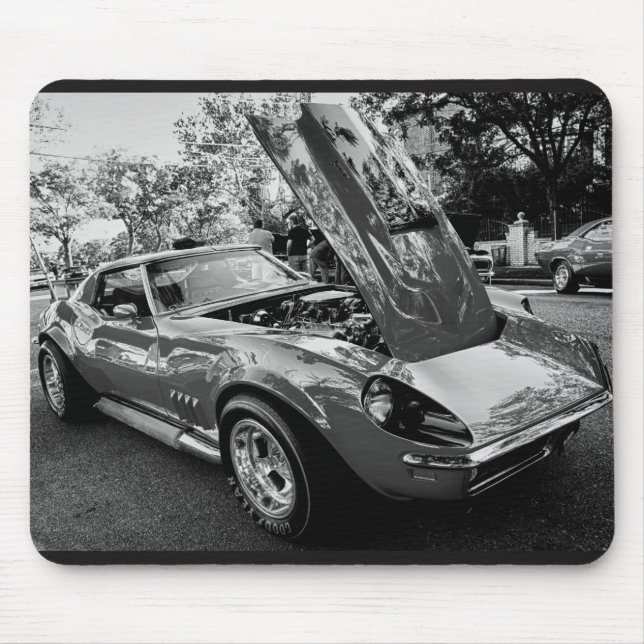 Mousepad Chevrolet Corvette 1969 com inglês do desempenho (Frente)