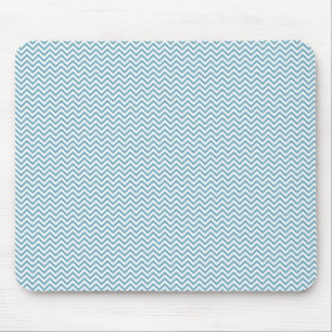 Mousepad Chevron Azul com Monograma