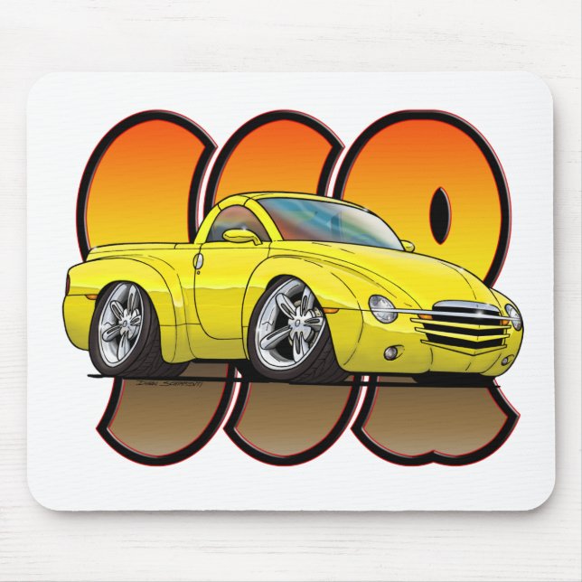 Mousepad Chevy amarelo SSR (Frente)