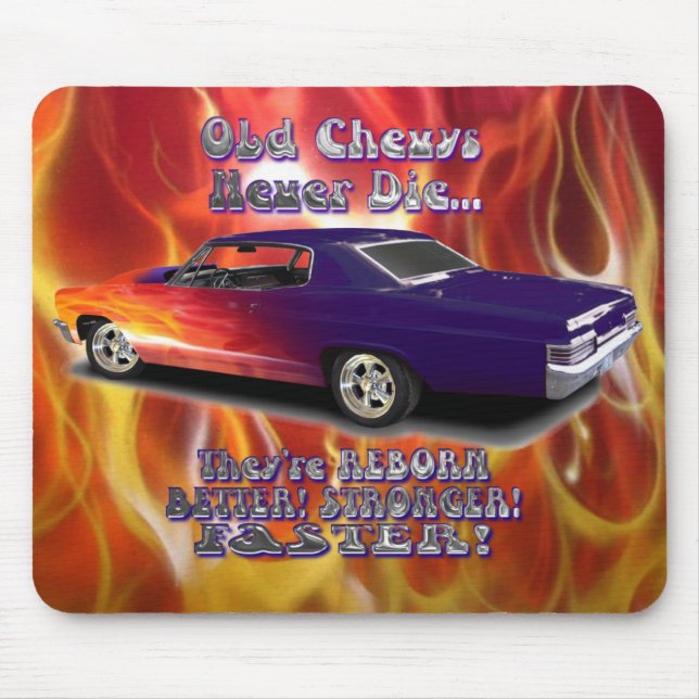Mousepad Chevys velho nunca morre (Frente)