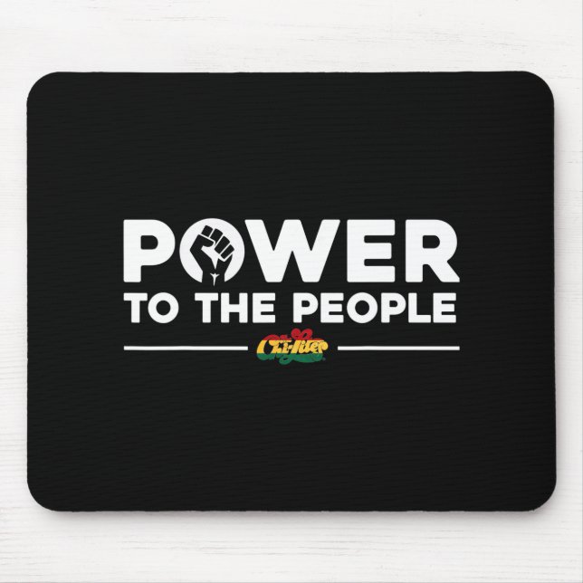 Mousepad Chi-lites - Poder Para O Povo (juneteenth Edição) (Frente)