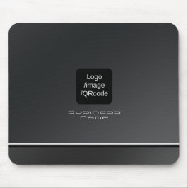 Mousepad Chic Modern Business Logo preto