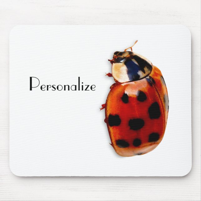 Mousepad Chic Spotted Ladybug Com Nome (Frente)