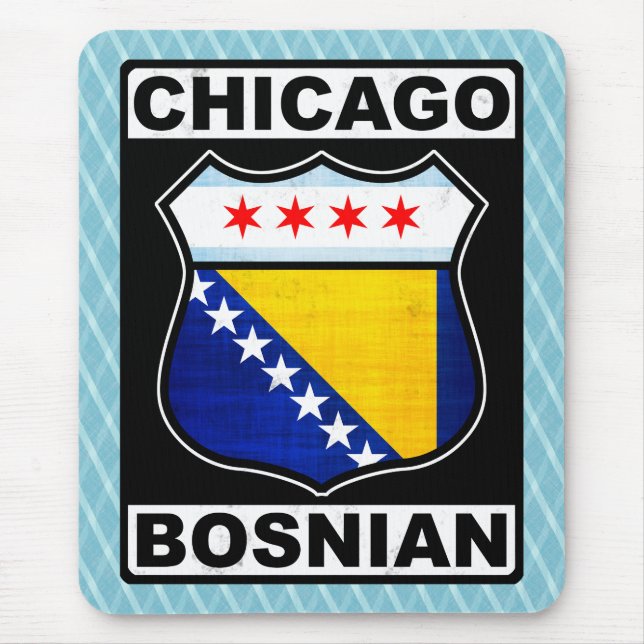 Mousepad Chicago Bósnio Americano (Frente)