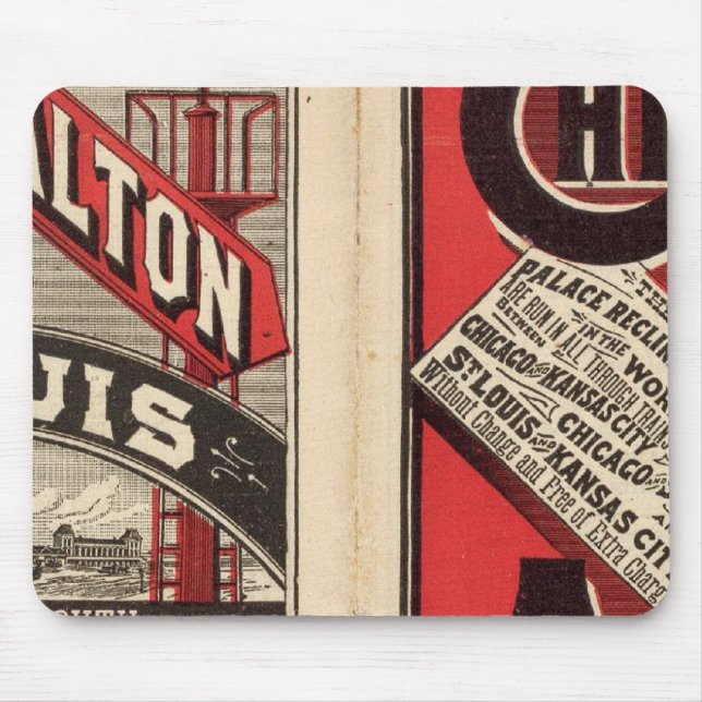 Mousepad Chicago e Alton Railroad (Frente)