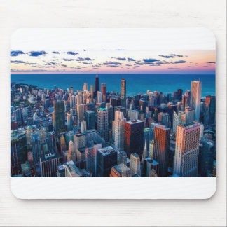 Mousepad Chicago Illinois skyline dos EUA - Chicago no por