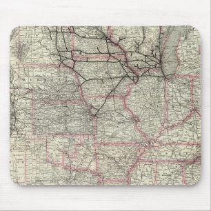 Mousepad Chicago Milwaukee e Rua Paul Ry e conexões