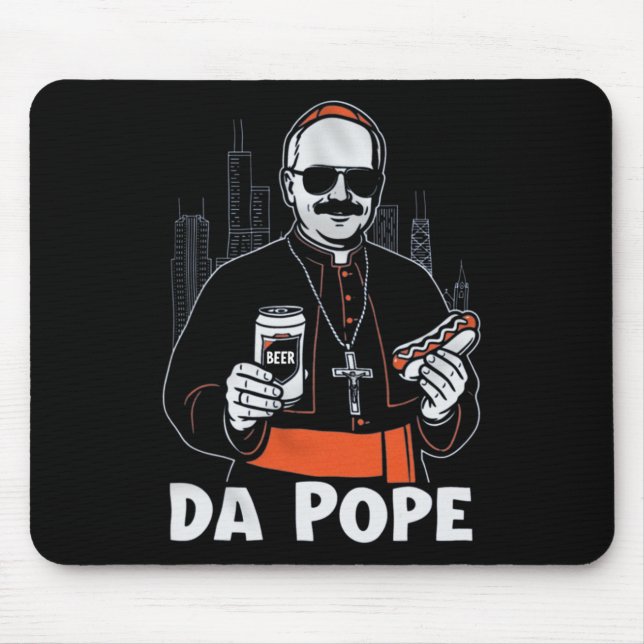 Mousepad Chicago Pope Leo Xiv da Pope (Frente)