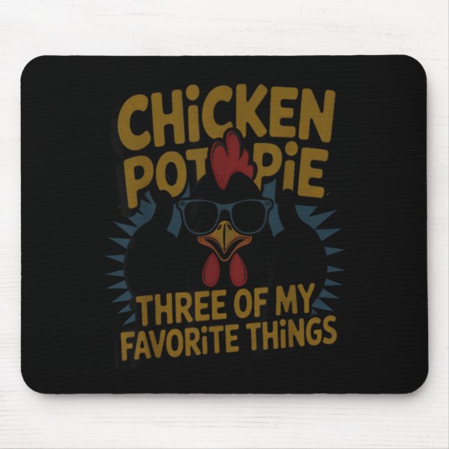 Mousepad Chicken T E Farm Humor Funny Chicken Laugh Moment  (Frente)