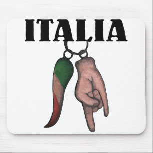 MOUSEPAD CHIFRE ITALIANO COM OLHO MAU, CORNO