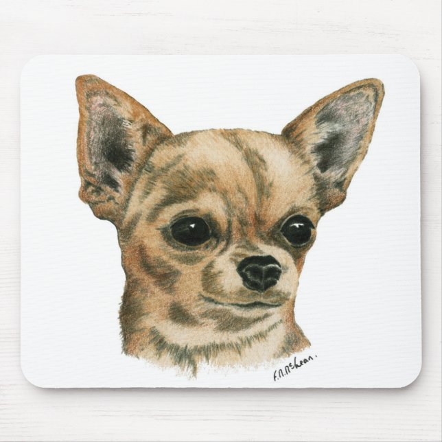 Mousepad Chihuahua de Smoothcoat (Frente)