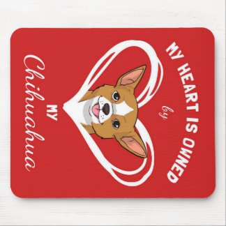 Mousepad Chihuahua Heart_Dog Lover