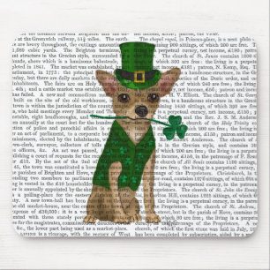 Mousepad Chihuahua Leprechaun