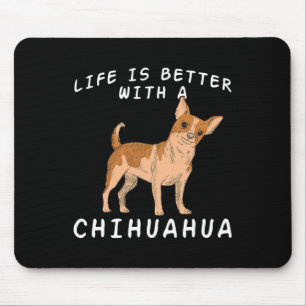 Mousepad Chihuahua Love - Chiuaua Cachorro Mãe Amantes Dize