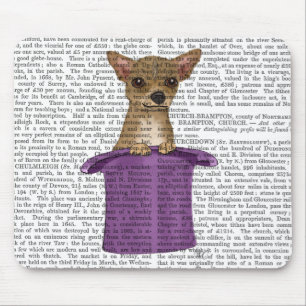 Mousepad Chihuahua no Top Hat