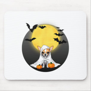 Mousepad Chihuahua Puppy Ghost Halloween Costume - Pequeno