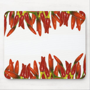Mousepad chilli frame with white space for text