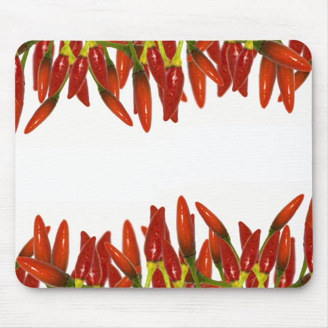Mousepad chilli frame with white space for text (Frente)