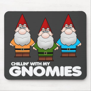 Mousepad Chillin com meu Gnomies