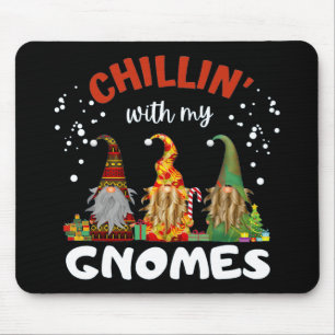 Mousepad Chillin com o meu Natal dos Gnomos