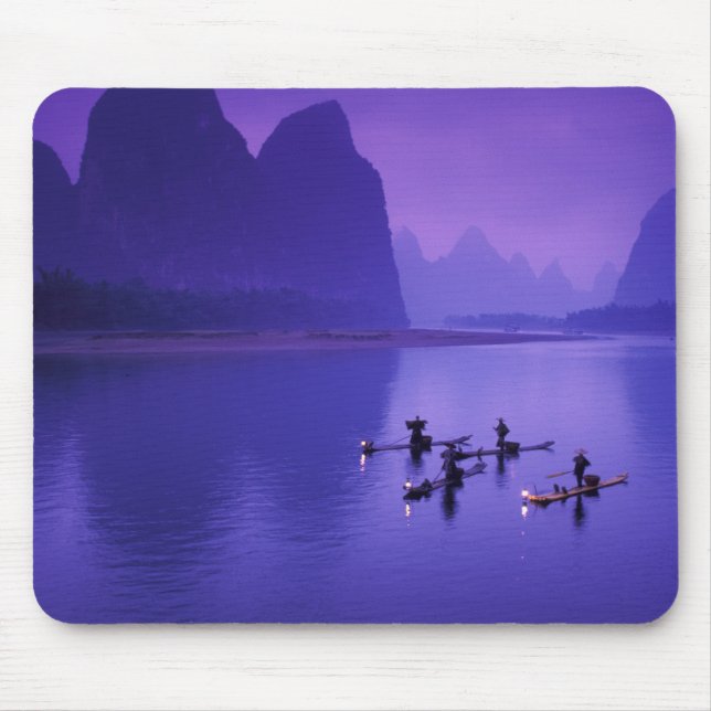 Mousepad China, Rio Li. Pescadores de corormorões. (Frente)
