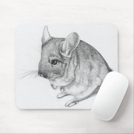Mousepad Chinchila no Tapete de Mouse