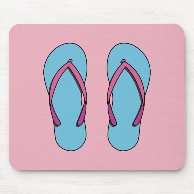 Mousepad Chinelos de praia (Frente)