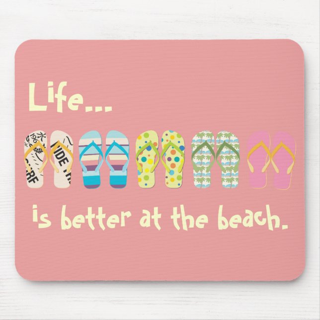 Mousepad Chinelos de Praia (Frente)