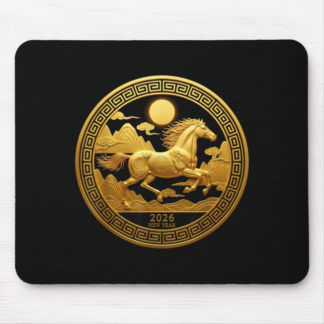 Mousepad Chinese New Year 2026 Year Of The Horse  (Frente)