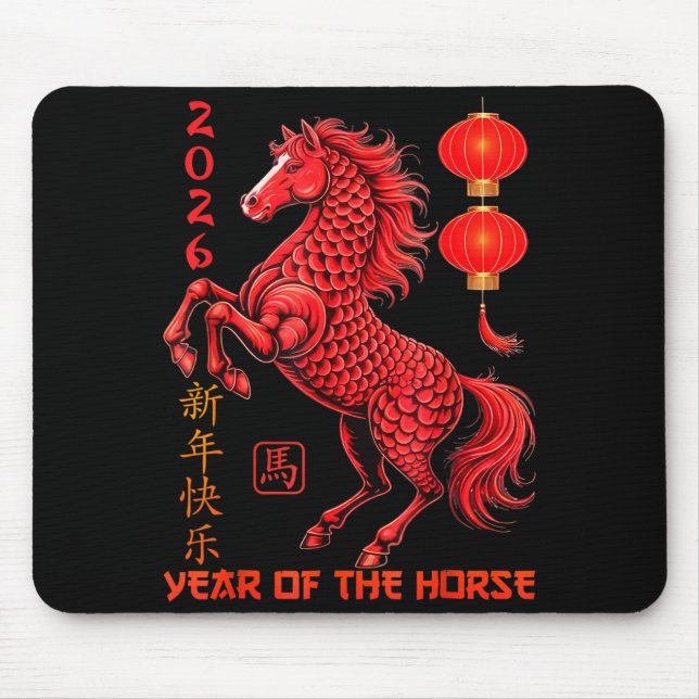 Mousepad Chinese New Year 2026 Year Of The Horse  (Frente)