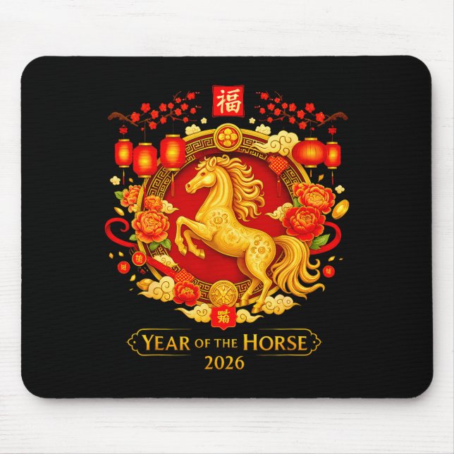 Mousepad Chinese New Year 2026 Year Of The Horse  (Frente)