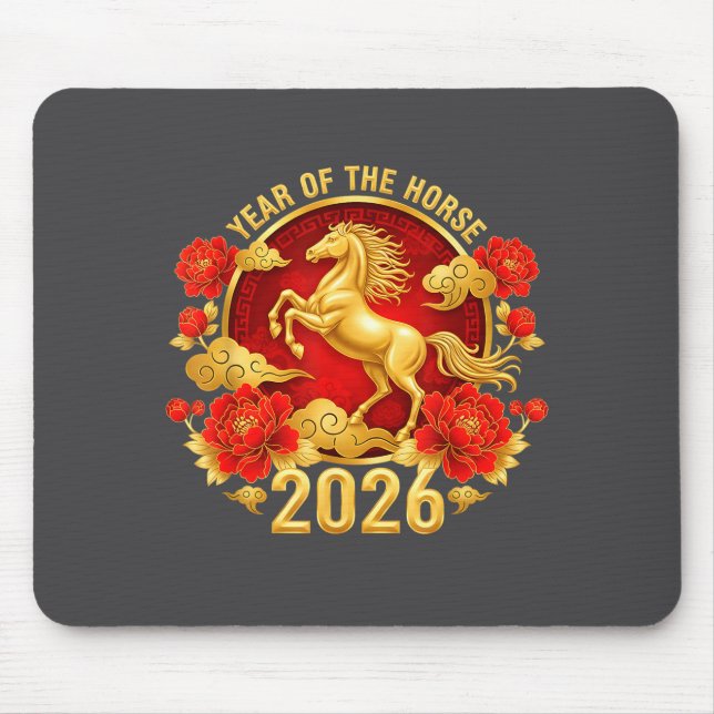 Mousepad Chinese New Year 2026 Year Of The Horse  (Frente)